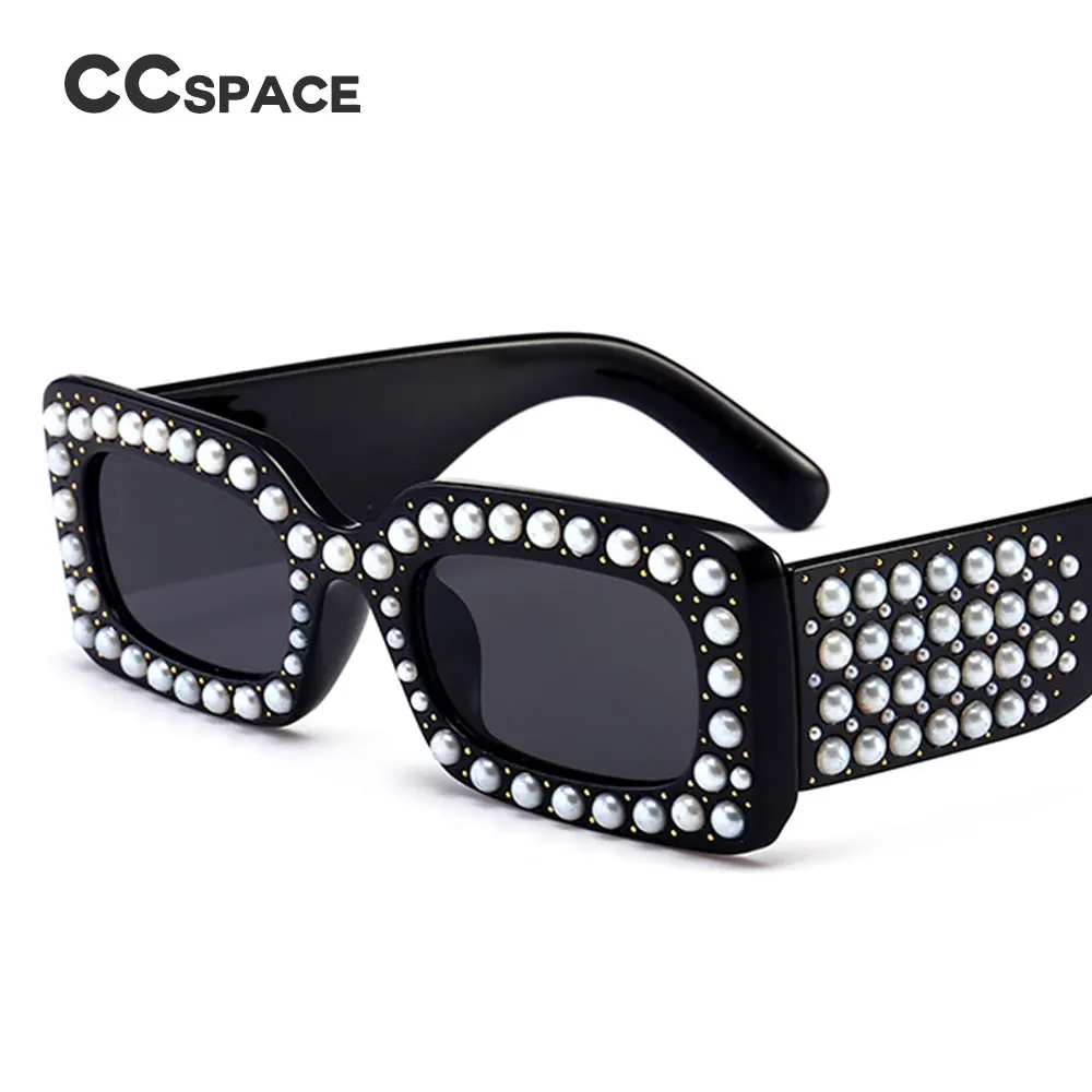 Солнцезащитные очки Квадратные для мужчин и женщин с жемчужинами|designer shades|fashion
