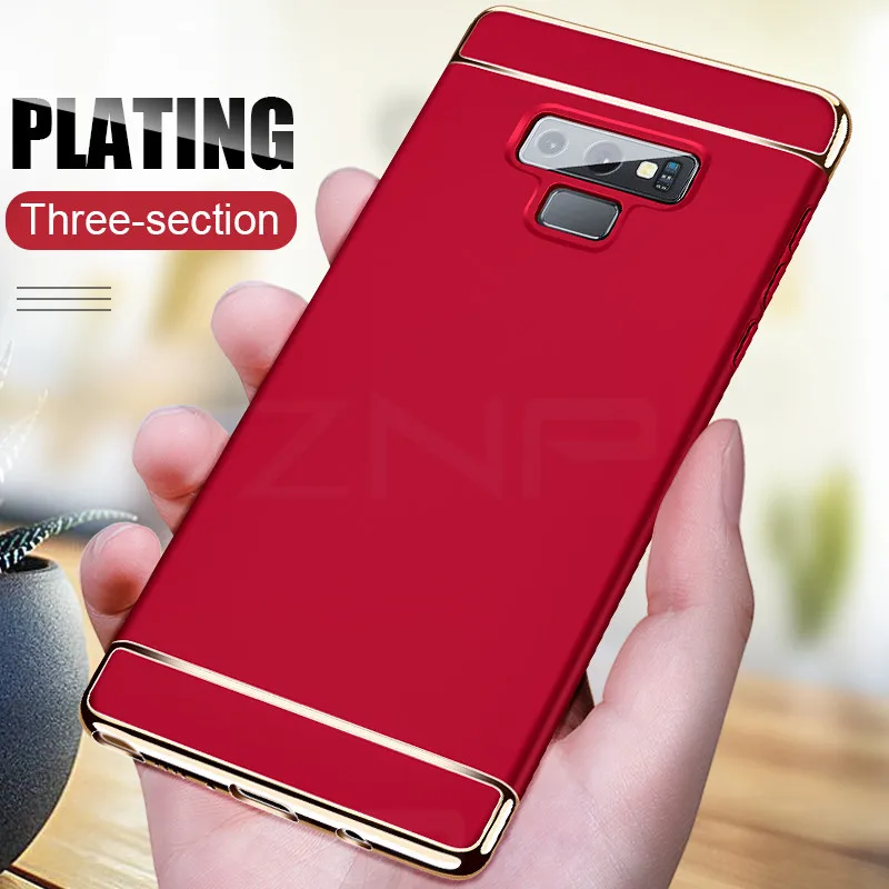 Роскошный Ультратонкий чехол для телефона Samsung Galaxy S8 S9 Plus S7 Edge Прочное покрытие ПК