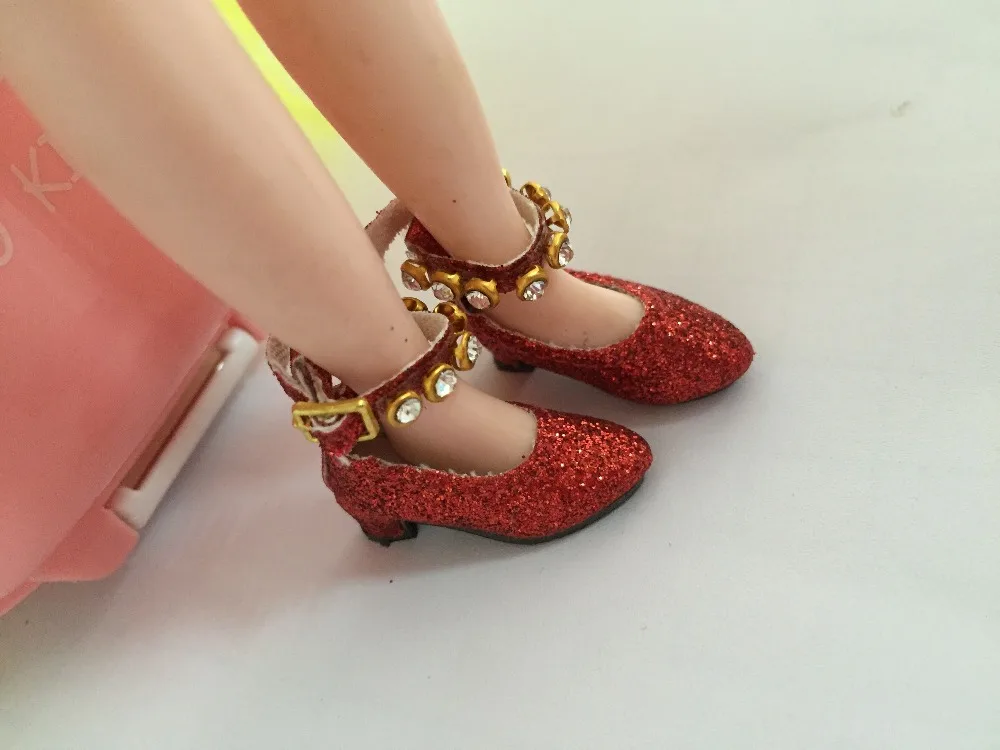 Кукольная обувь блестящая для куклы blyth Azone OB кукла licca и т. д. длина: 2 8 см |