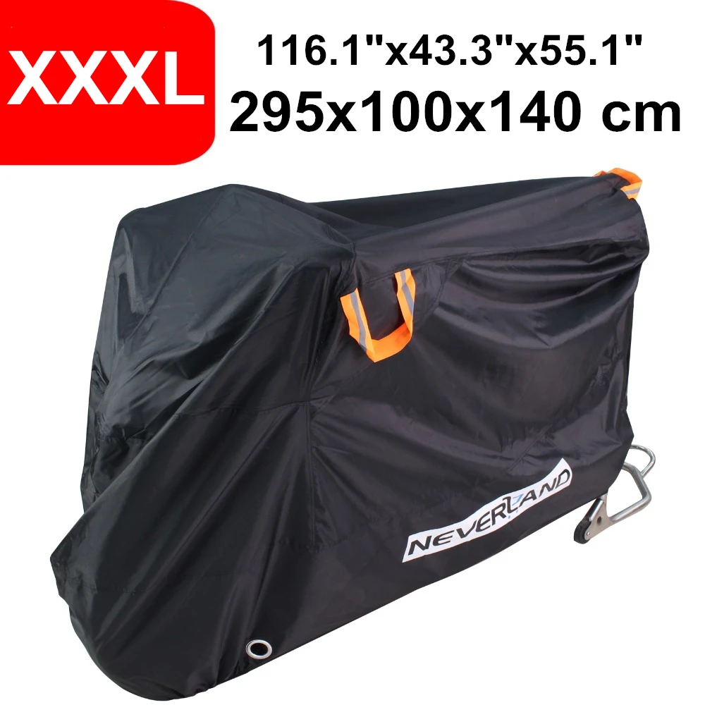 XXXL Открытый Крытый Дождь Снег УФ Защита от пыли водонепроницаемый пальто покрытие мотоцикл велосипед скутер Велосипед Чехлы для универсальных D45 - Цвет: XXXL