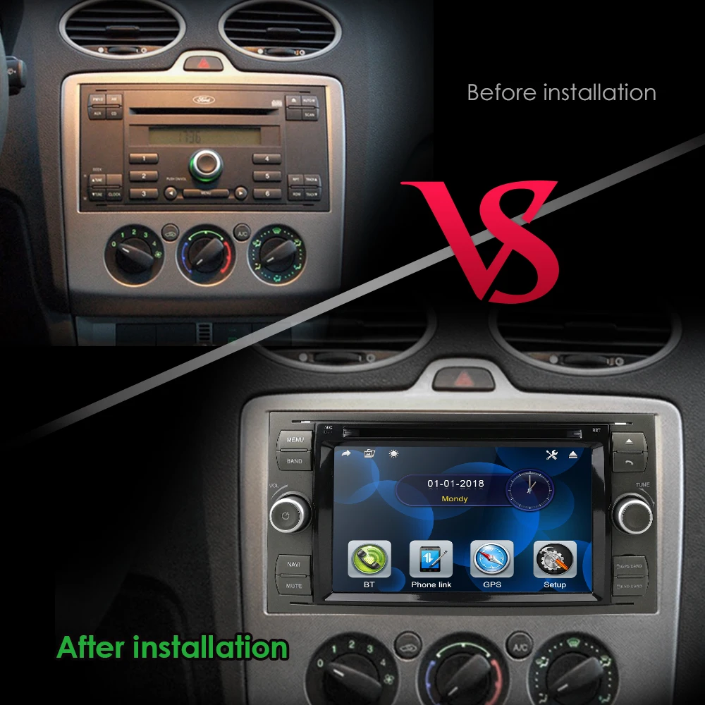 Автомобильный DVD " gps для Ford Focus Transit C-MAX Mondeo Fiest GPS навигация Зеркало Ссылка DAB+ задняя камера 16 Гб карта