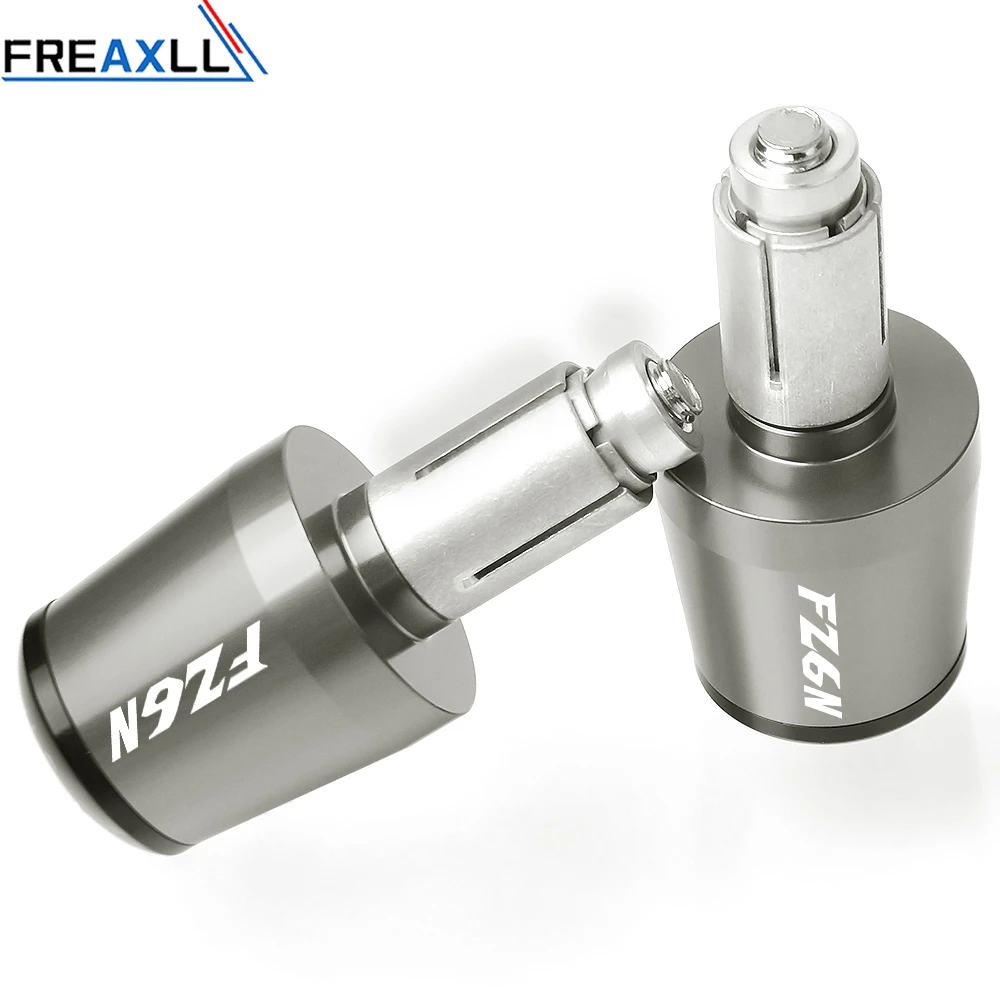 Gray 7/8 ''22mm для Yamaha FZ6N FZ6 N 1998 1999 2000 2001 2002 2003 ЧПУ Вилки руль мотоцикла ручки Кепки заканчивается - Цвет: Gray