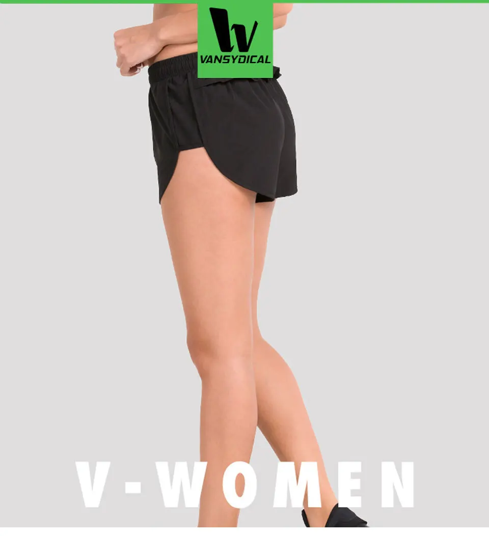 VANSYDICAL шорты для йоги женские эластичные шорты женские спортивные колготки фитнес тренировки Компрессионные Леггинсы короткие deportivo mujer