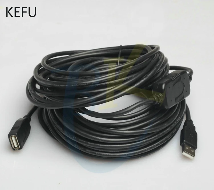 Удлинительный Кабель USB 2 0 штырь-гнездо со встроенной ИС 30 шт./лот 50 футов/15 м |