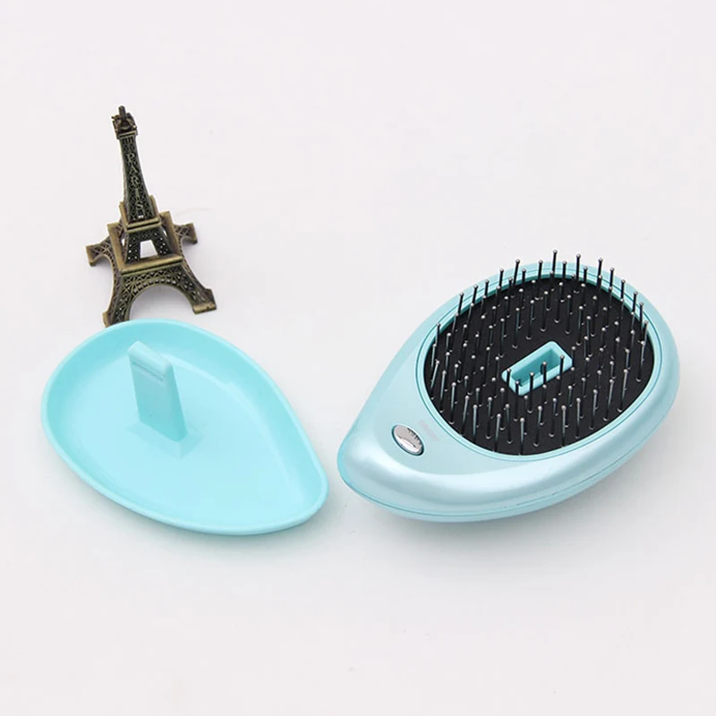 Портативная электрическая Ионная Щетка для волос мини-ионная вибрационная щетка