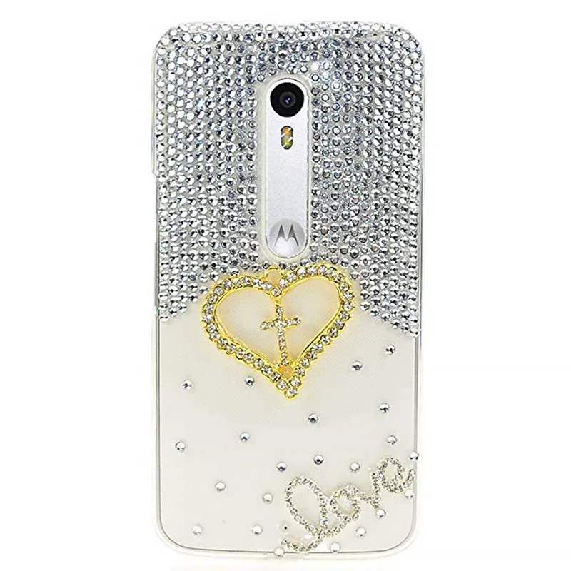 Для Motorola Moto one DIY прозрачные чехлы с бриллиантами G4 G6 E4 G5S G5 E5 plus G7 Plus play Z3 Z2 Play moto p30