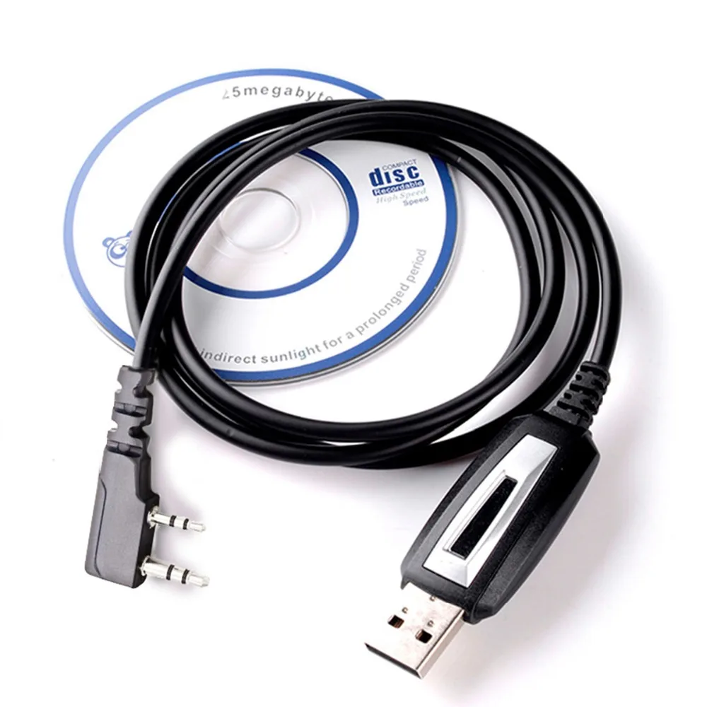 SOONHUA Портативный USB Кабель для программирования шнур CD драйвер UV 5R 888S 5RE 82 F8 + 3R плюс