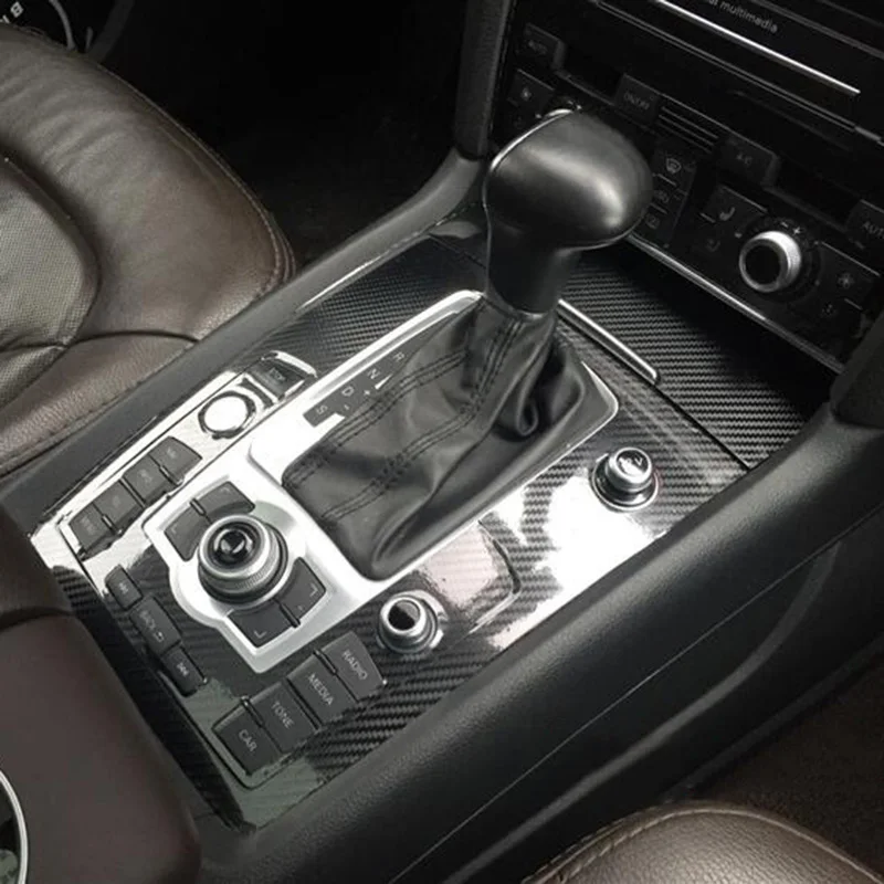 SUNFADA 3D 4D 5D углеродное волокно виниловые внутренние наклейки для AUDI Q7 4L 2006 2015