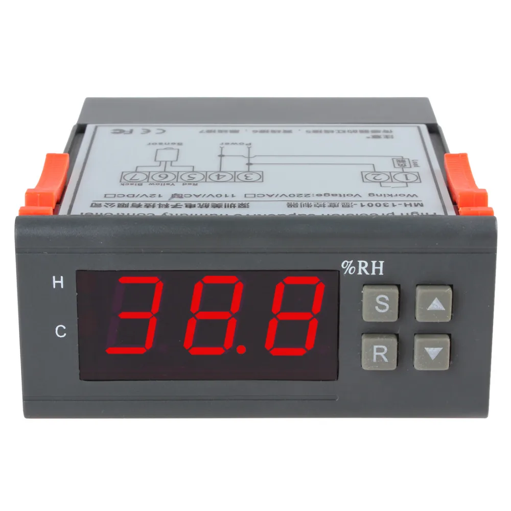 AC 110V цифровой ЖК-контроллер влажности воздуха Измеритель Tetster диапазон измерения