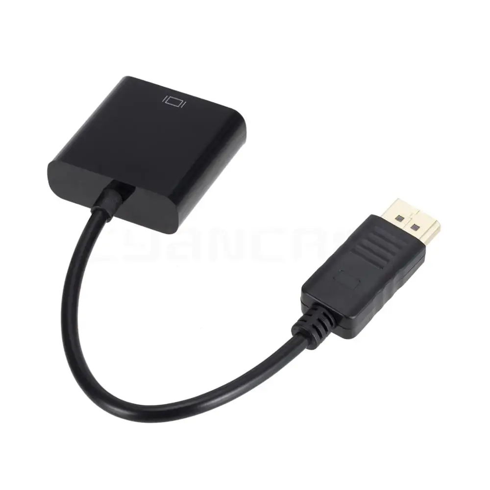 Video Cable Convert Displayport DP to DVI Port Male-Female Plug and Play for Computer TV Monitor Projector Support 1080P | Электроника