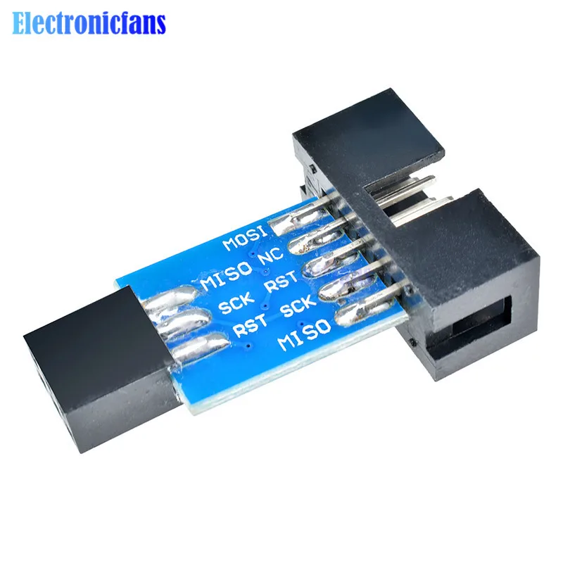 10 контактная 6 плата адаптера для AVRISP MKII USBASP STK500 35 мм x 20 отличное качество|usb board|board