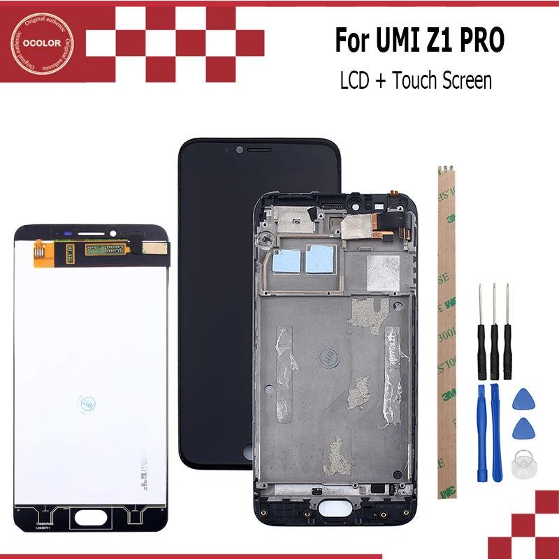 Ocolor для UMI umidigi Z1 Pro ЖК дисплей и сенсорный экран с рамкой Ремонт Часть 5 &quotтелефон