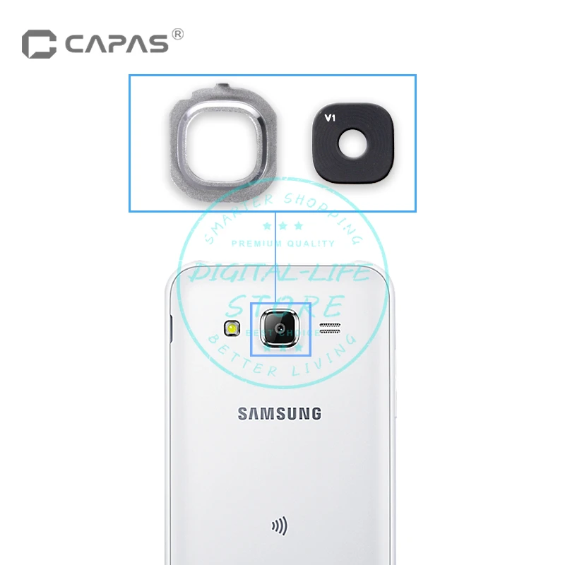 Чехол для задней камеры Samsung Galaxy J5 J510 J7 J710 2016 стеклянный чехол объектива с рамкой