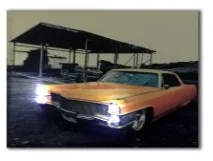 Purple Ретро спортивный автомобиль Chevrolet Impala 1960S с SRT Настенная картина светильник светодиодный холст печать искусство в рамке живопись подарок для украшения дома - Color: Purple