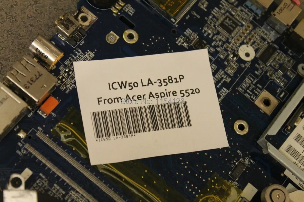 Оригинал для ноутбука ACER Aspire 5520 ГБ MB.AJ702.002 (mматер702002) ICY70 L06 LA 3581P (ICW50) материнская