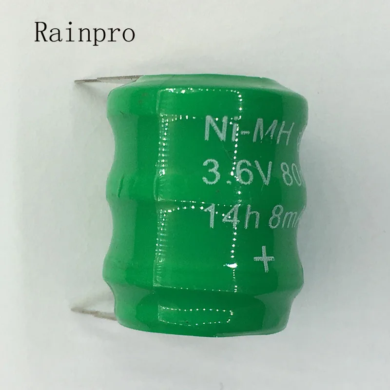 Никель-металлогидридные аккумуляторы Rainpro 2 шт./лот 3 6 В 80 мАч | Электроника