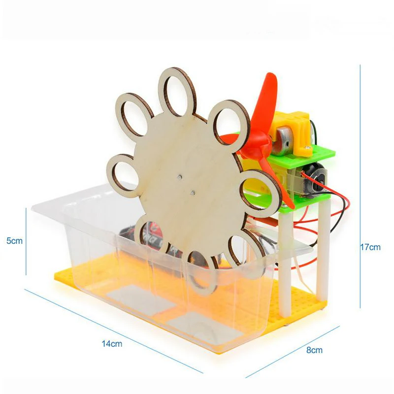 Diy Mini Electric bubble machine Science Toys Physics Experiment Educational Material Kits Boys Gift Model Kid's Classic Gifts | Игрушки
