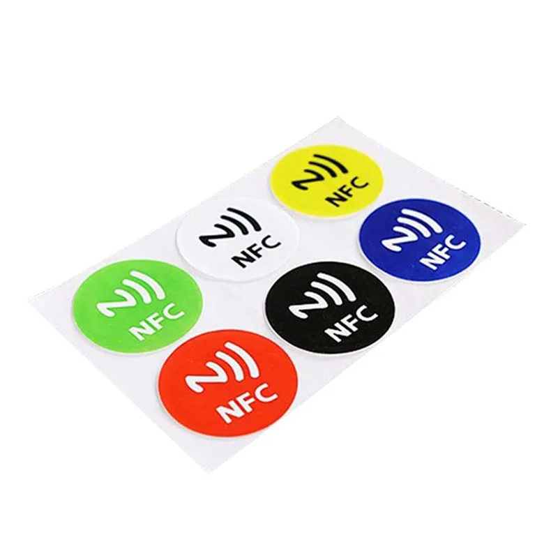 Наклейки NFC 6 шт. наклейки s NTAG213 метки клейкая этикетка наклейка универсальные