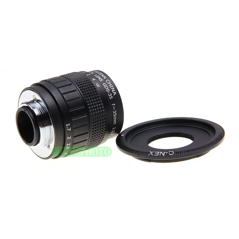 Фуцзянь 35 мм F1.7 CC TV Movie lens + C Mount to Sony NEX 6 5R|fujian 35mm|fujian 35mm f1.735mm f1.7 |