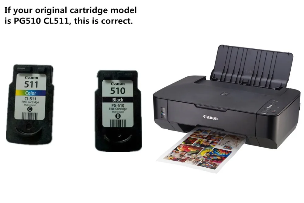 PG510 CL511 перезаправляемый картридж Замена для Canon PG 510 CL 511 Pixma MP240 MP250 MP260 MP270 MP280 MP480 MP490 IP2700
