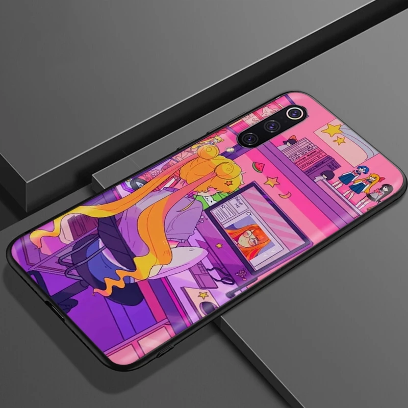 Чехол Lavaza Moon Сейлор Меркурий для Xiaomi Mi 9 Pro 8 6 A1 A2 Pocophone F1 Lite Max 3 10 Redmi K30|Бамперы| |