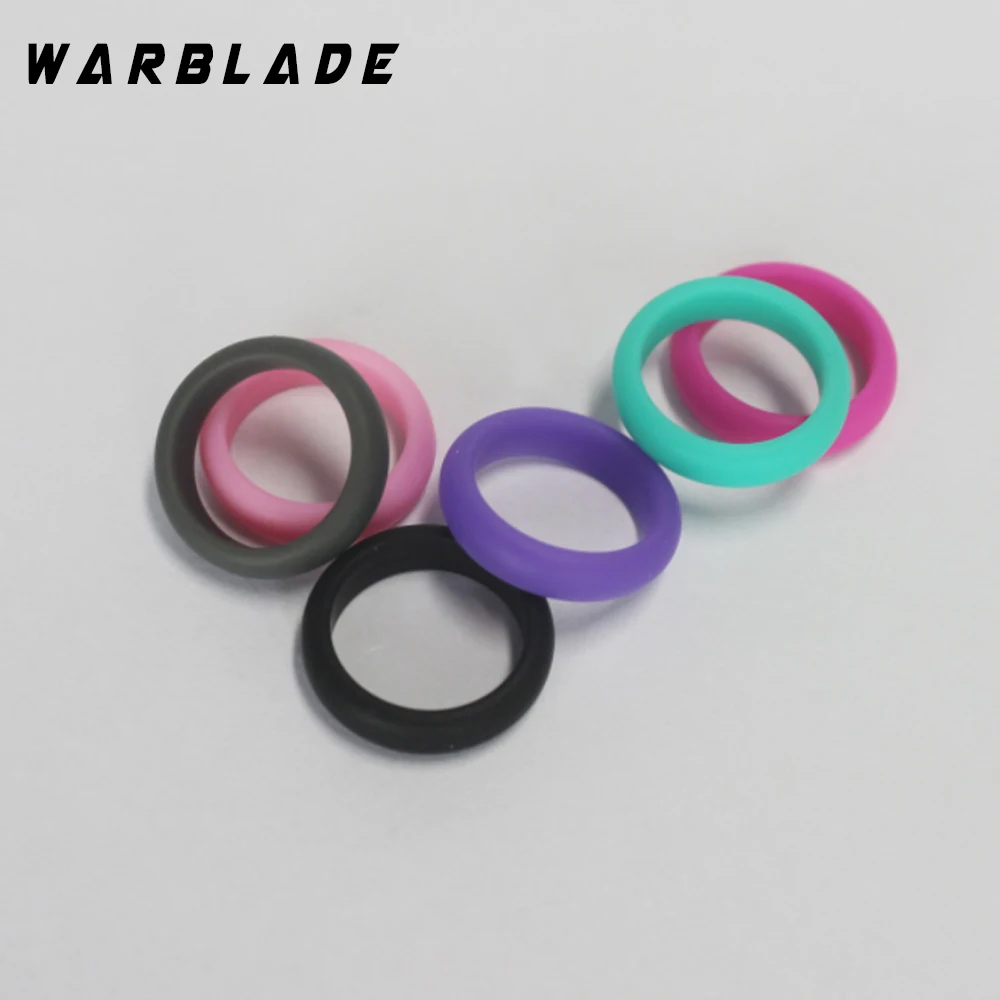 Модное популярное женское кольцо из экологичного силикона WarBLade размером 4 5 6 7 8 9