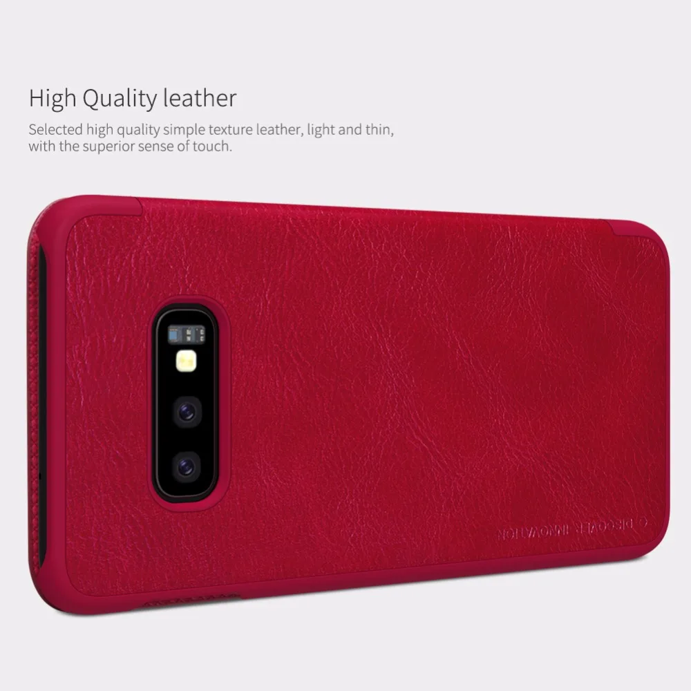 Флип-чехол для samsung Galaxy S10 S10e NILLKIN Qin Series, кожаный чехол, чехол для samsung Galaxy S10e, кошелек, карман для карт, чехол