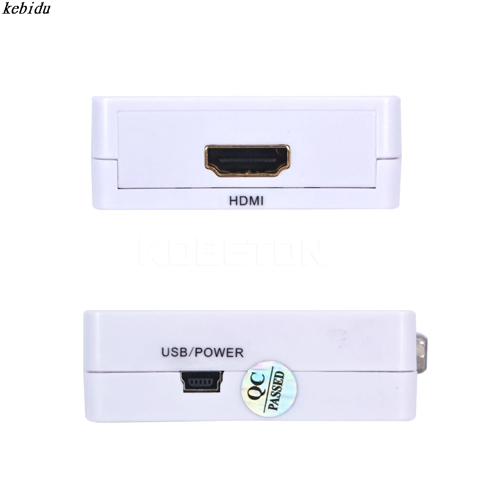 Мини адаптер kebidu 1080P с аудиокабелем для ПК ноутбука к HDTV проектору HDMI совместимым