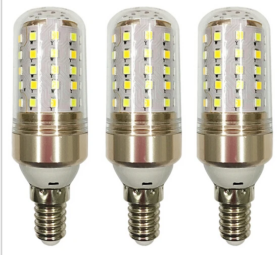 50 шт. E14 E27 Светодиодная лампа 110 В 220 3 Вт 5 7 SMD2835 цветовые температуры