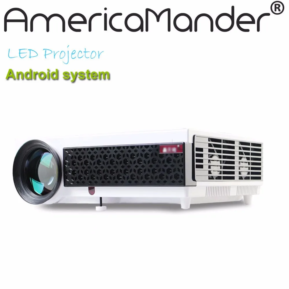 250Inch Android WiFi Smart Led 3D Home theater TV Projector Full HD Advertising Education Free Shipping | Электроника