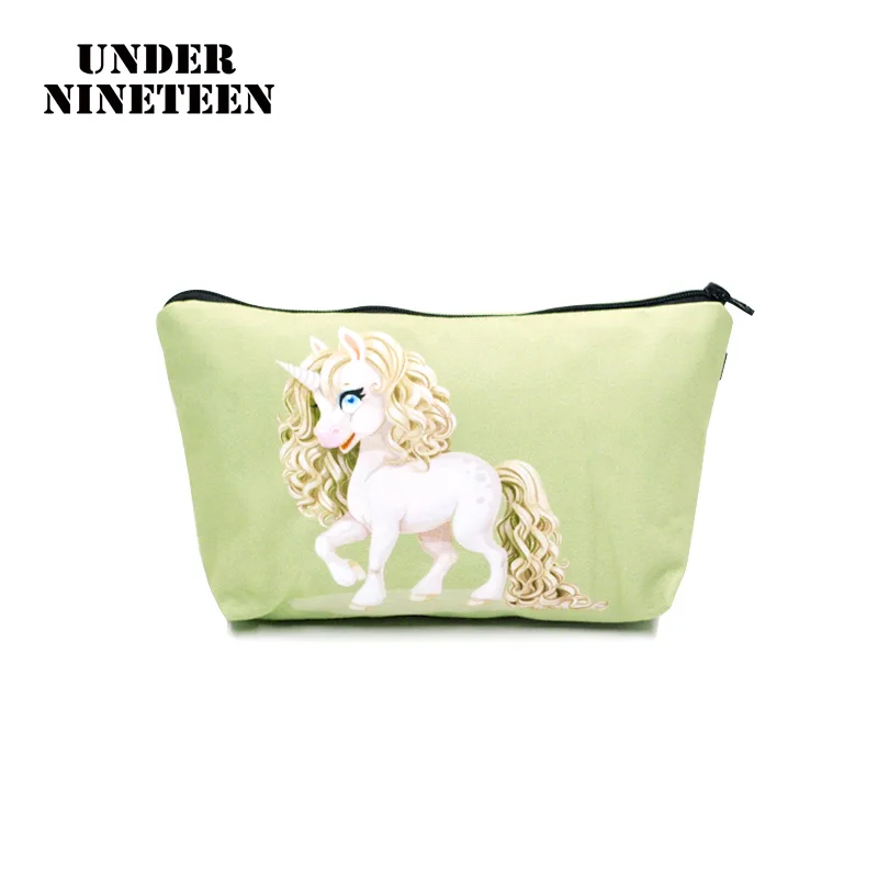 Under Nineteen 2019 Cartoon Unicorn Travel Makeup Bag Cosmetic Bags Neceser Toiletry Organizer Pouch Wholesale Custom Logo | Багаж и сумки