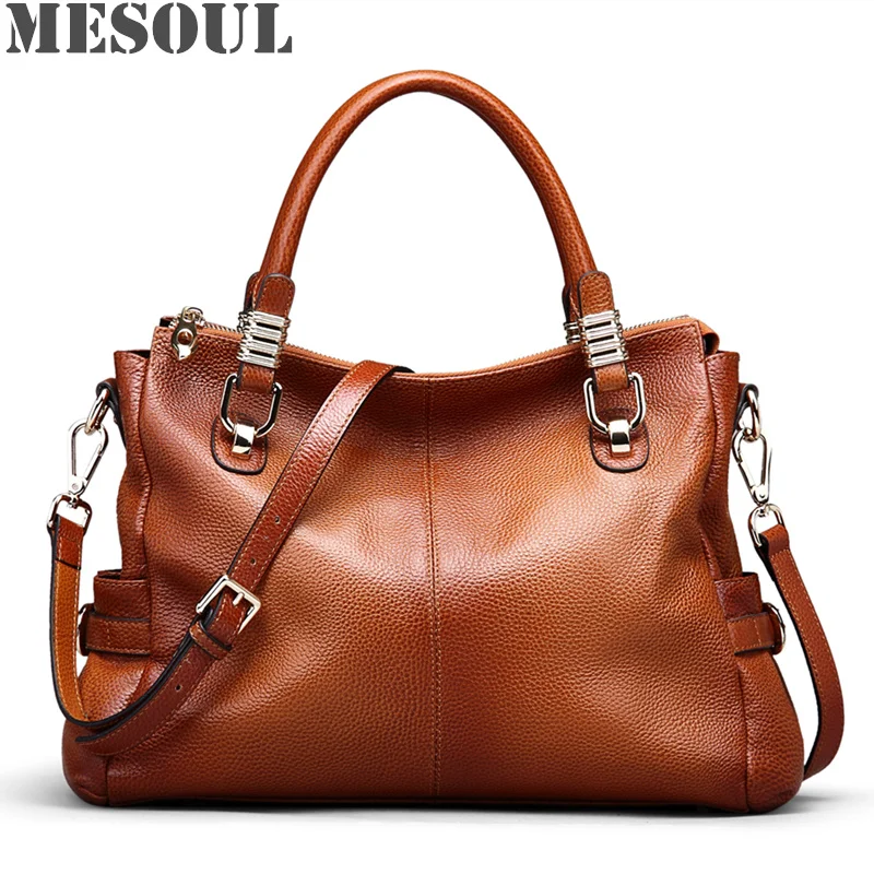 Designer bags handbag women Famous Brand Genuine Leather Large Capacity Vintage Casual Tote High Quality Shoulder Bag For Ladies