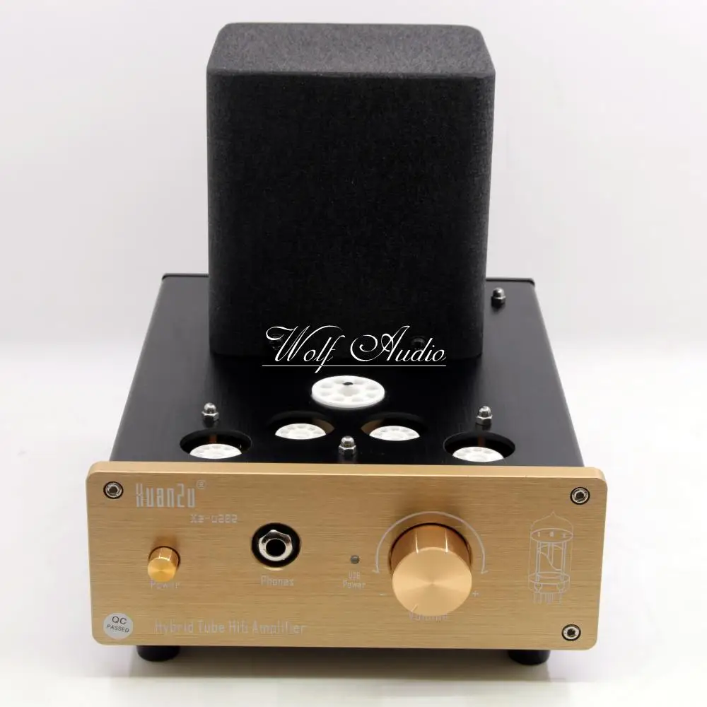 U202 гибридный усилитель для наушников класса А USB DAC аудио декодер HiFi клапан предусилителя