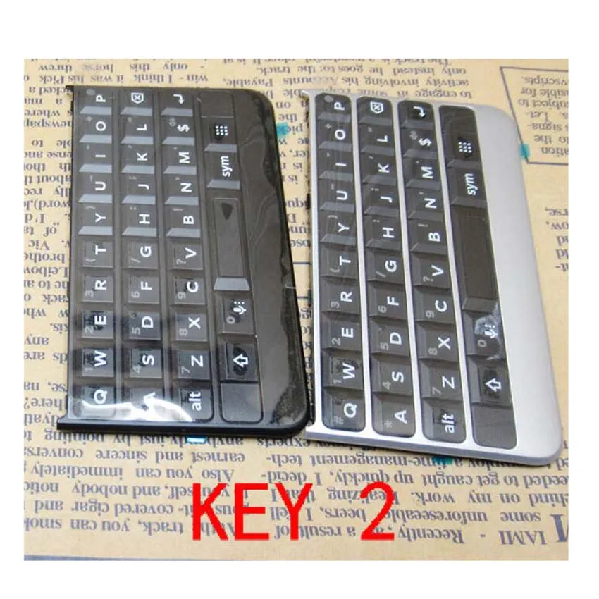 Клавиатура LTPro для BlackBerry Keytwo Key2 клавиатура с зеленой/серебристой