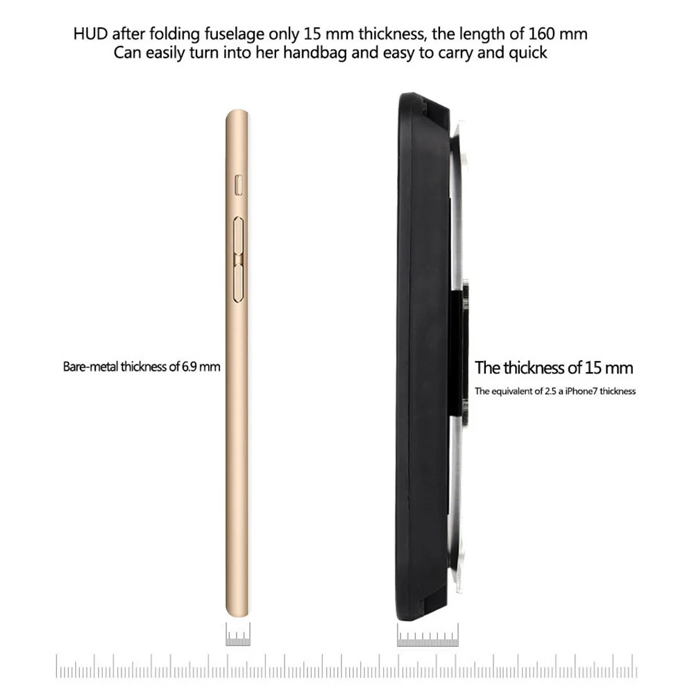 Лобовое стекло автомобиля проектор HUD Дисплей Универсальный мобильный телефон