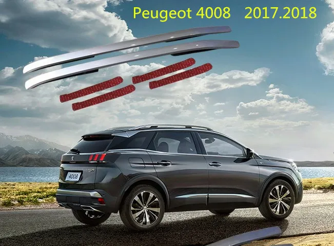 Багажник на крышу для Peugeot 4008 2017 2018 2019 2020 высокое качество ограждения бар Чемодан