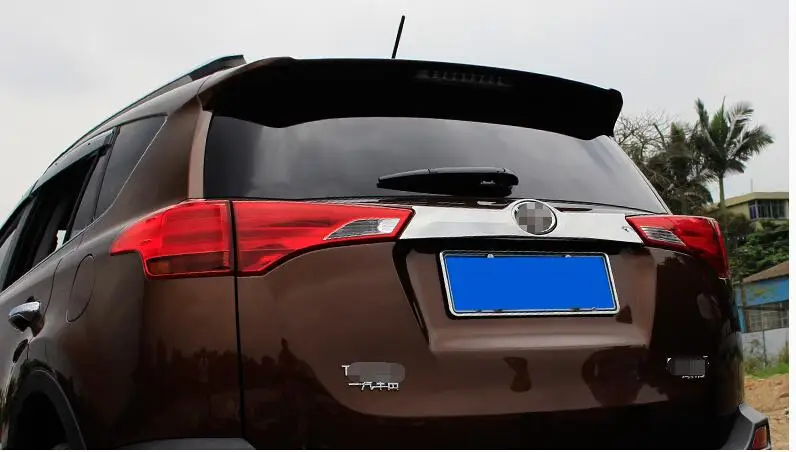 Внешний вид лапета! 1 шт. хромированная крышка багажника для Toyota RAV4 RAV 4 2013 2014|trim