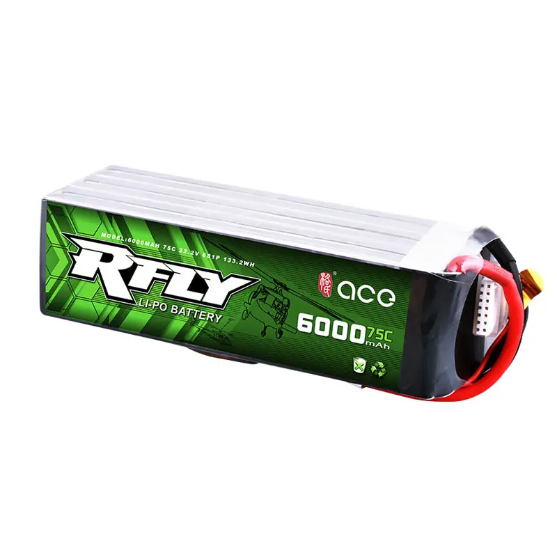 Аккумулятор Gens ace RFly 6000 мАч 22 2 в 75C Max 150C Lipo 6S с вилкой XT60 для квадрокоптера Traxxas |