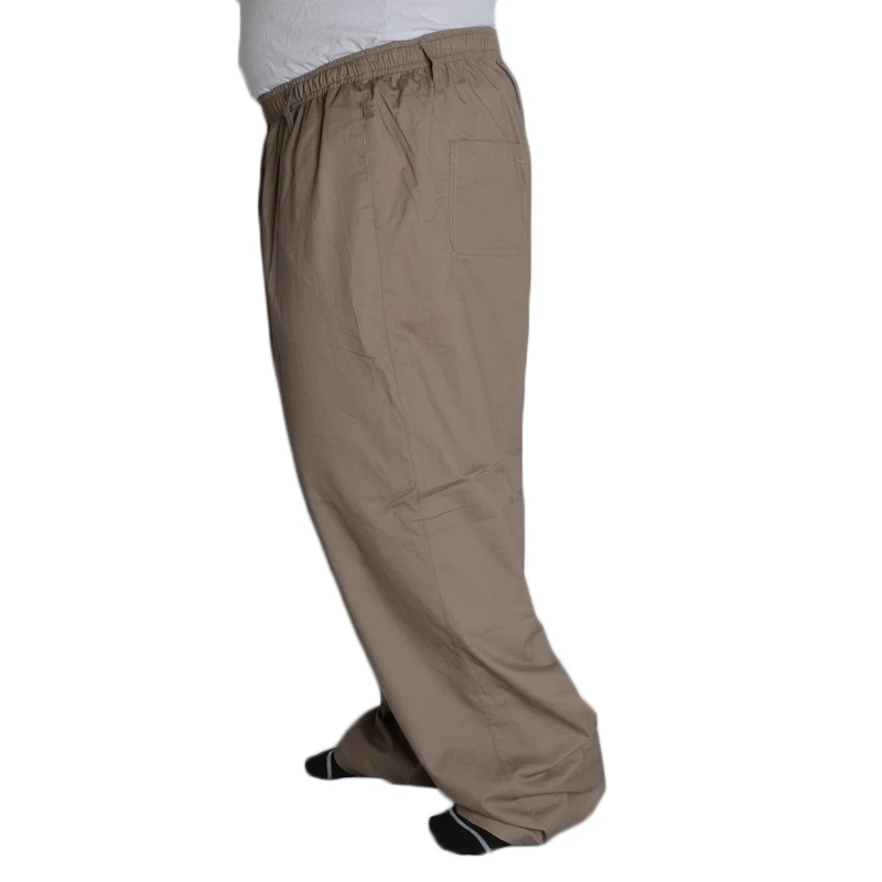 Брюки мужские летние весенние свободные большого размера 7XL 8XL 9XL хлопковые