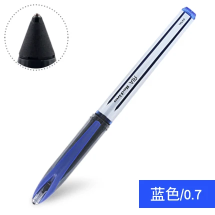 Blue 0.7mm Uni шариковые воздушные гелевые ручки, UBA-188, японская шариковая ручка, ручка для вывески, гладкое управление чернилами, 0,5/0,7 наконечник, быстрая сушка для студентов, офиса - Цвет: Blue 0.7mm