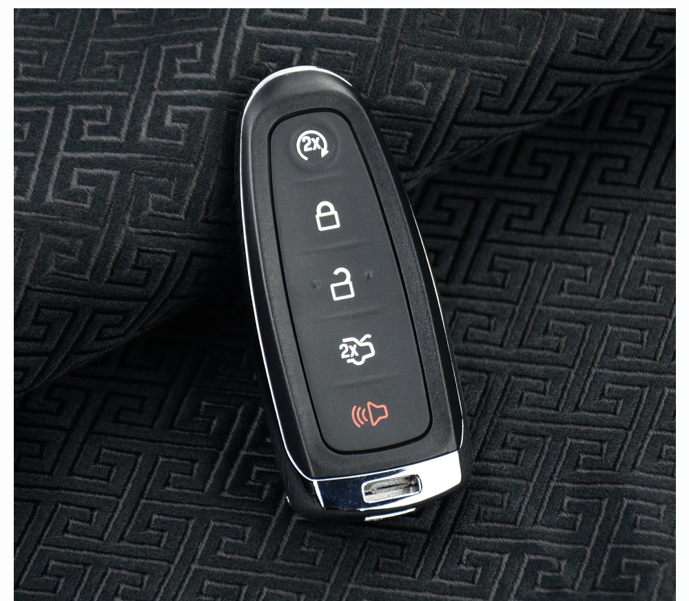 OkeyTech M3N5WY8609 315 МГц 5 кнопки со вставкой лезвие ID46 чиповая смарт-карта пульт дистанционного ключа для Ford Explorer edge Escape Flex Телец