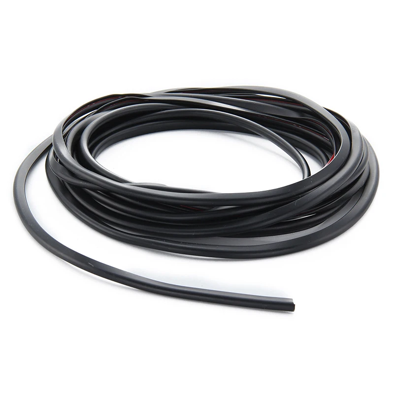 5 м черная ПВХ u-образная Универсальная автомобильная дверная решетка защита края