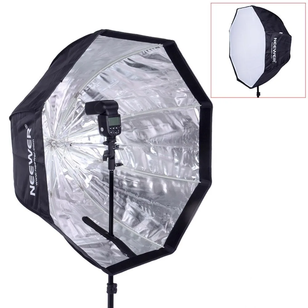 Neewer 47 &quot/120 см восьмиугольный Speedlite Студия Flash Зонтик для вспышки софтбокс + сумка