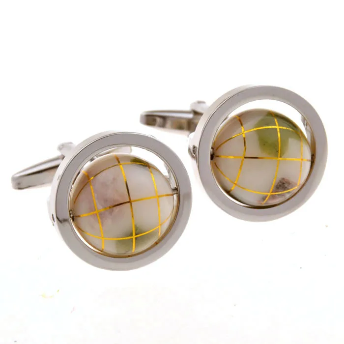 Men High Quality Gold Metal Wedding Shirt Cuff Links3578 Free Shipping | Украшения и аксессуары