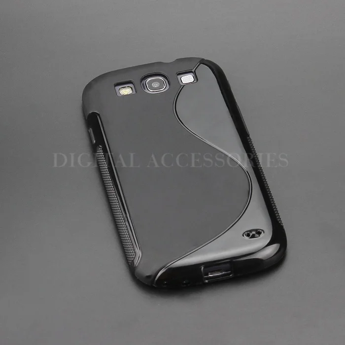 8 цветов S Line гелевый ТПУ тонкий мягкий Противоскользящий чехол-накладка для Samsung