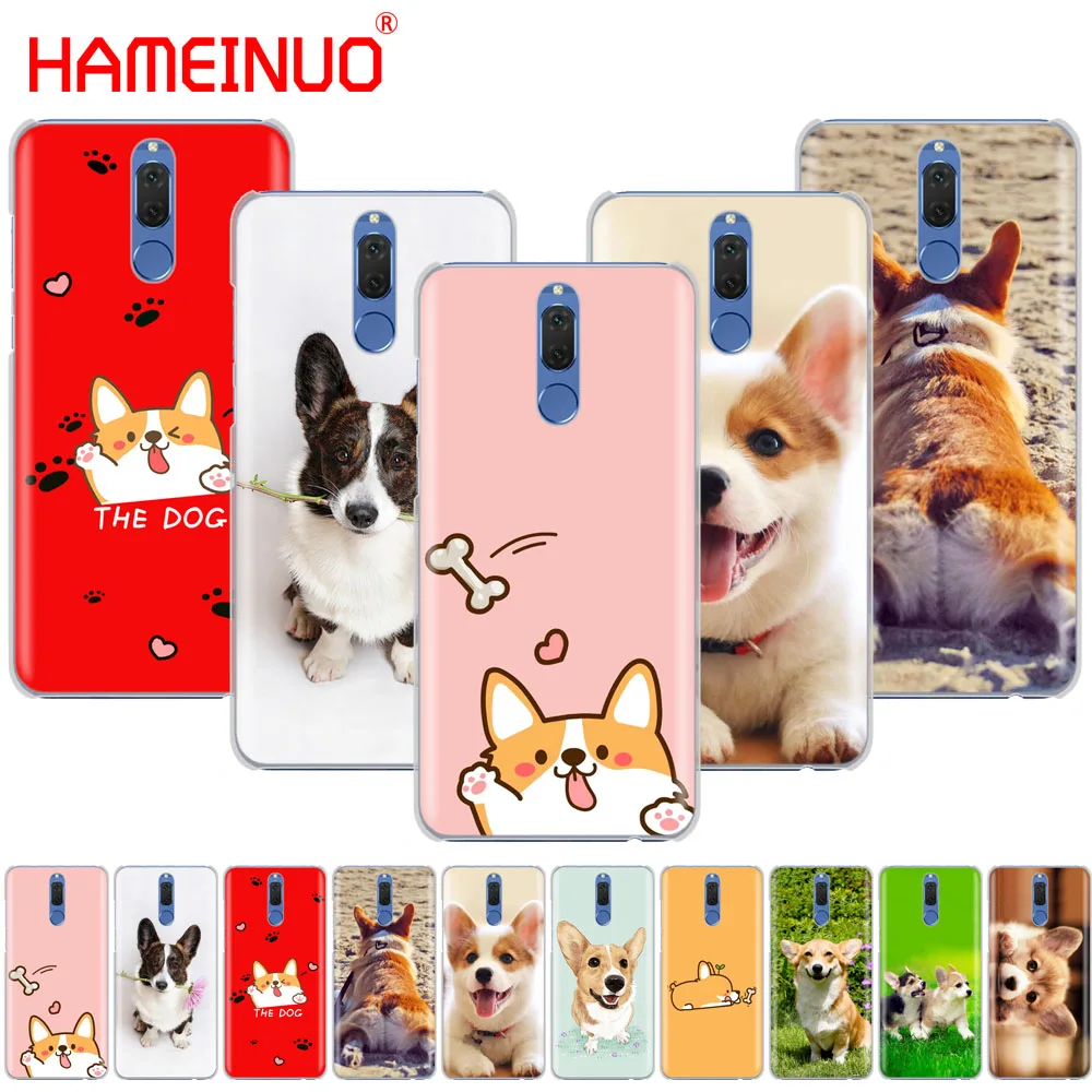 HAMEINUO Corgi dog милый мультяшный чехол для телефона Huawei NOVA 2 2S 3e PLUS LITE p smart 2018 enjoy 7s mate 7 8 9