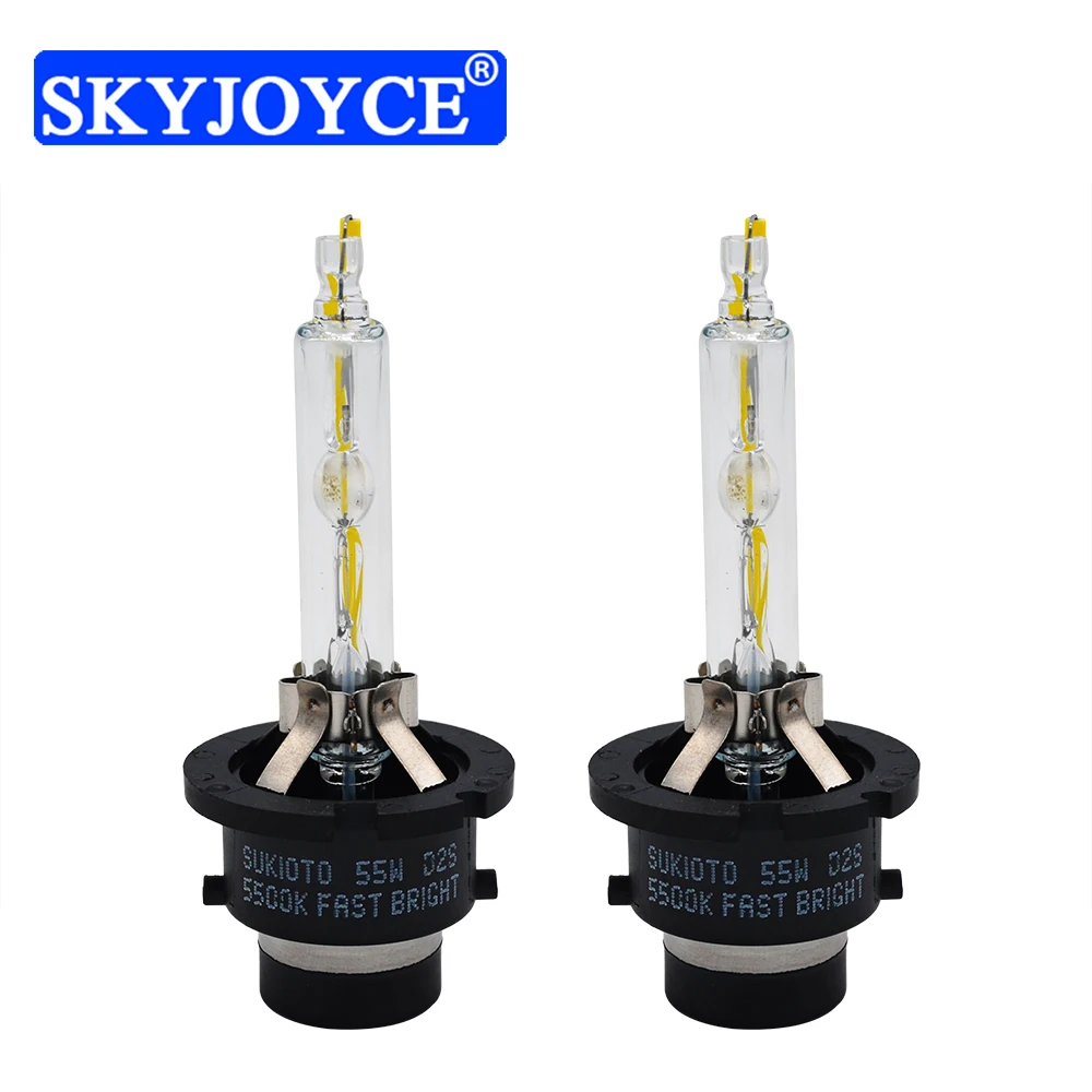 SKYJOYCE D2S D4S HID сменный лампы Супер яркий 5500 к D2S D4S 55Вт HID лампы для D2S D4S фар автомобиля комплект ballast HID
