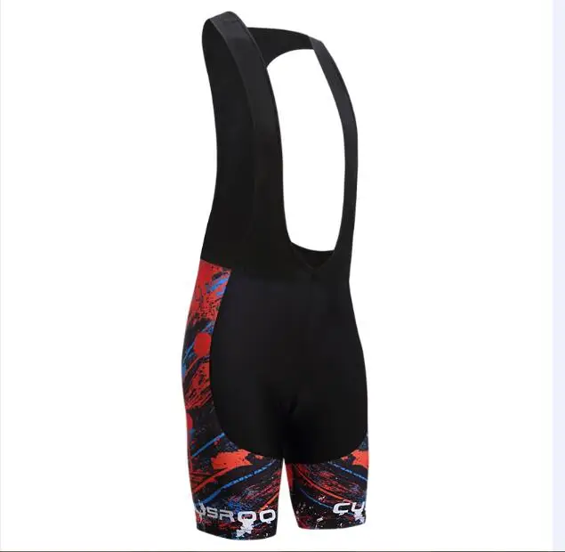 bib short pro team шорты для велоспорта, горный велосипед 9D мягкий нагрудник кототкое быстросохнущее MTB шорты мужские эластичные шорты велосипедов Брюки - Цвет: bib short