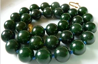 hot sell mysterious 10mm dark green india 2017 necklace 18 bridal jewelry free shipping