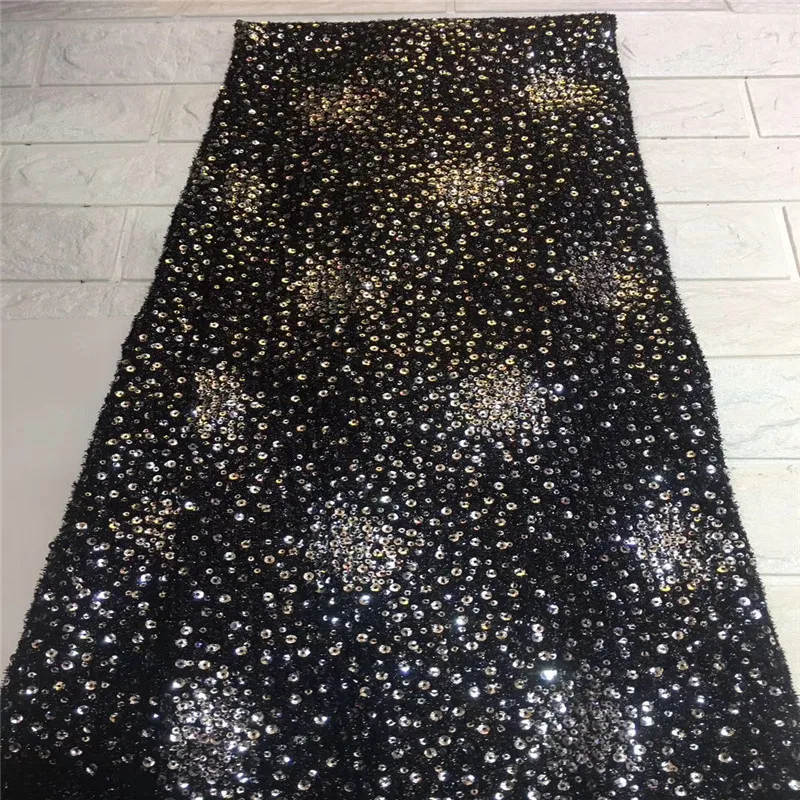 2019 африканские блестки кружева ткани гипюр французский тюль кружевная ткань с